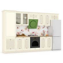 Любимый Дом Кухня Ассоль жемчуг № 11 340 см., универсальная сборка ID - 287190