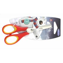 Ножницы детские POLAR BEAR, для левшей, 12,5 см, с линейкой