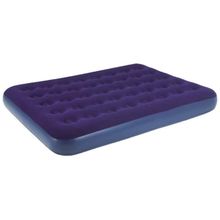 Relax Надувная кровать Relax Flocked air bed DOUBLE кровать без встр. Насоса 191x137x22 синий 20256