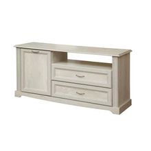 Олмеко Тумба под ТВ Сохо 32.16 бетон белый бетон патина ID - 312711