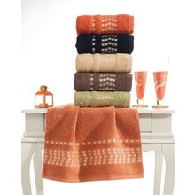 Полотенце TWO DOLPHINS  махровое жаккард 50х90 (6 шт.)E643) AKNA