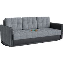 Смарт Диван прямой Лофт Дарк Грей еврокнижка