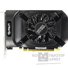 Palit GeForce GTX1050Ti StormX 4G RTL nVidia GTX1050TI 4096Mb 128bit GDDR5 1290 7000 DVIx1 HDMIx1 D NE5105T018G1-1070F