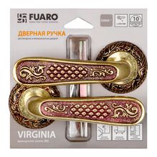 Ручка дверная межкомнатная Fuaro VIRGINIA SM HD RB-10 французское золото