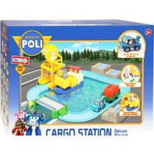 Robocar POLI Порт (металлическая фигурка Терри 12см в комплекте) с разводным мостом 83083