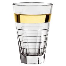 Набор высоких стаканов Ego Alter BAGUETTE PRESTIGE GOLD (430 мл) 64429EM - 6 шт