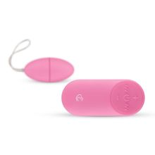 Easy toys Розовое виброяйцо Vibrating Egg с пультом ДУ (розовый)