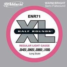 ENR71 Half Rounds Комплект струн для бас-гитары, Regular Light, 45-100, DAddario