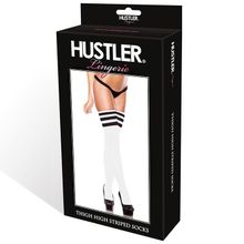 Hustler Lingerie Чулки с черными полосками на резинке