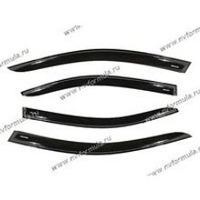 Дефлектор боковых окон Skoda Octavia A7 2013 лифтбек накладной 4шт