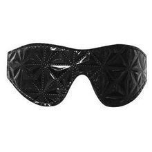 Чёрная маска на глаза с геометрическим узором Pyramid Eye Mask (39572)