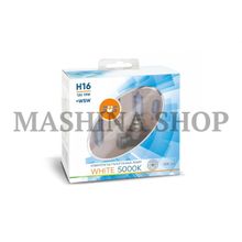 Лампа галогеновая серия White 5000k 12v H16 19w+w5w White комплект 2шт