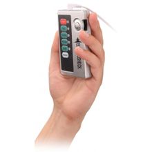 Черный электростимулятор с проводящей насадкой E-Stim Butt Plug - 8 см. (138372)