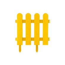 Забор декоративный желтый Grinda "Штакетник" 422209-Y (29x224см)