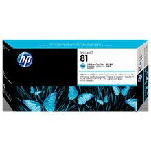 Печатающая головка hewlett packard  c4954a №81 светло-голубая
