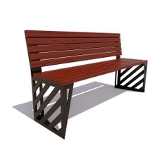 Скамейка парковая «ТУЛА» (2,0м)