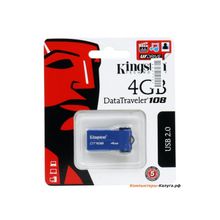 Внешний накопитель 4GB USB Drive &lt;USB 2.0&gt; Kingston DT108 (DT108 4GB)