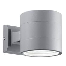 Ideal Lux Уличный настенный светильник Ideal Lux Snif Ap1 Round Grigio 061474 ID - 224947