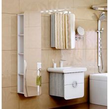 Aqwella Тумба с раковиной Аликанте 55 дуб седой