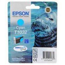 Картридж для EPSON T1032 (голубой) совместимый