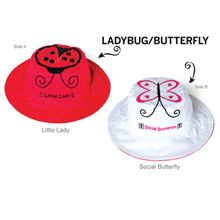 Luvali Панама Flapjackkids Божья коровка Бабочка (Ladybug Butterfly LUV0105M) М (2-4). Арт. 20100 20100