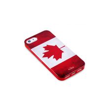 Чехол на заднюю крышку iPhone 5 PURO Flag Cover, цвет Canada (IPC5CANADA1)