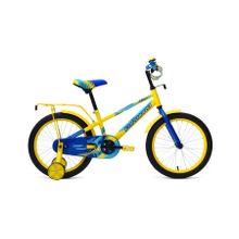 Детский велосипед FORWARD Meteor 18 синий желтый (2018)