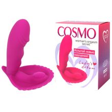 Вибромассажер клиторальный Cosmo розовый 10 см