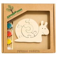 Развивающая игрушка Веселая улитка с красками, 3+