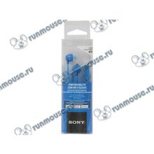 Гарнитура Sony "MDR-EX15APLIZ(CE7)", для смартфонов, синий (ret) [139494]