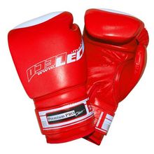 Перчатки боксерские 8 унц.красные, Премиум ПРО (натуральная кожа), Т00201
