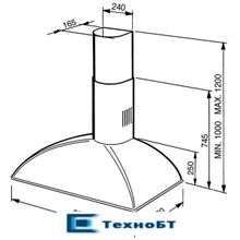 Каминная вытяжка Smeg KS89POE