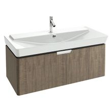 Тумба с раковиной Jacob Delafon Reve 120 дымчатая, 1 ящик