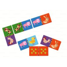 Djeco детское Домино Животные