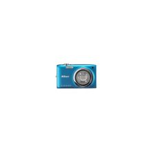 NIKON PhotoCamera  CoolPix S2700 blue 16Mpix Zoom6x 2.7" 720p 42Mb SDXC CCD IS el EN-EL19