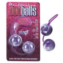 Seven Creations Фиолетовые вагинальные шарики со смещенным центром тяжести