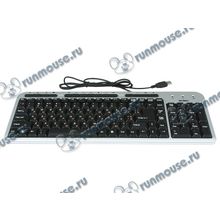 Клавиатура Sven "Standard 309M", 104+15кн., серебр.-черный (USB) (ret) [113239]