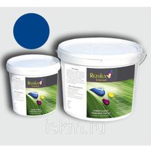 Резиновая краска для наружных работ Rezolux Universal  14 кг  ярко-синий 5005