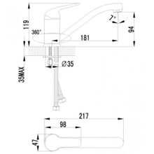 Смеситель Lemark Plus Advance LM1204C для кухни