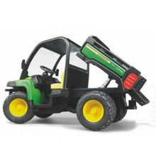 Bruder Мини-самосвал John Deere Gator XUV 855D с фигуркой водителя 107 мм 02-490