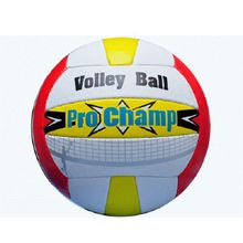 Мяч волейбольный пляжный ProChamp р. 5 синт.кожа, разноцветный