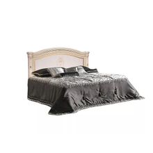 Ярцево Кровать 2-х спальная 1,6м с подъемным механизмом, 1 спинка - шелкография Карина-3 К3КР-2(3) бежевый ID - 307726