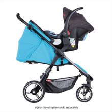 Phil and Teds прогулочная Smart 3 Cyan