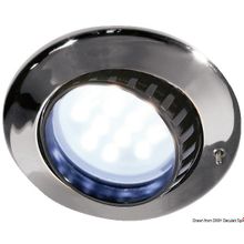 Osculati Batsystem Comet spotlight chromed ABS 9 LED, 13.878.32