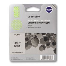 Картридж струйный Cactus CS-EPT0599 светло-серый для Epson Stylus Photo R2400 (14.8мл)