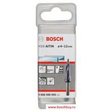 Bosch Ступенчатое сверло HSS-AlTiN 4-12 мм 9 ступеней (2608588065 , 2.608.588.065)