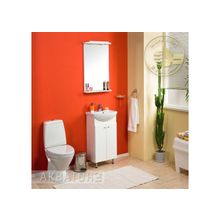 Акватон Мебель для ванной Мира 45 (белый) - Набор мебели стандартный (зеркало, тумба-умывальник, раковина)
