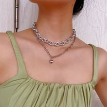 Многослойное колье "Сердце" (арт. 83089-1)