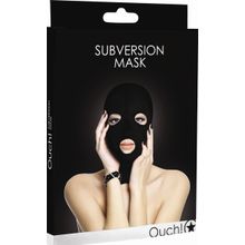 Черная маска Subversion Mask с прорезями для глаз и рта Черный