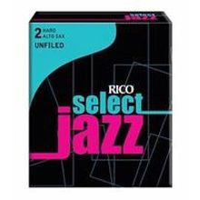 RRS10ASX2H Select Jazz Трости для саксофона альт, размер 2, жесткие (Hard), 10шт, Rico